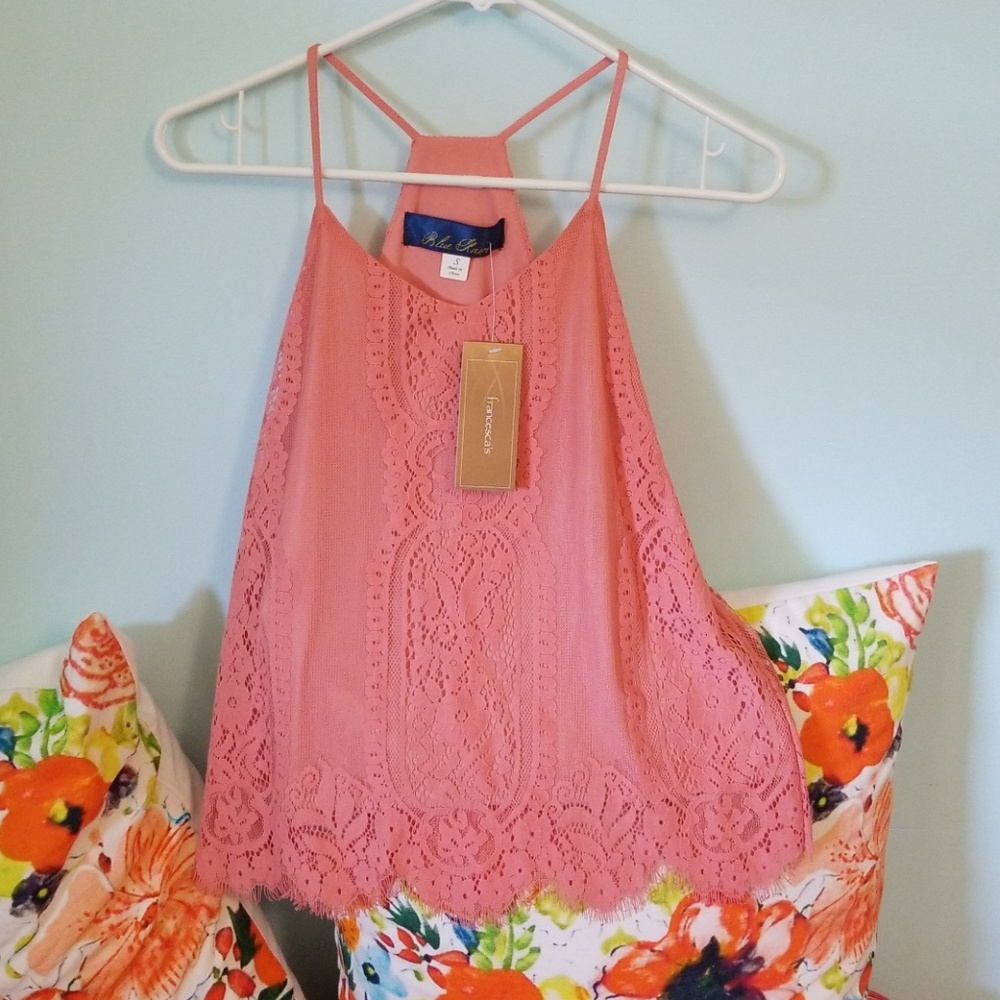 Pink tank top